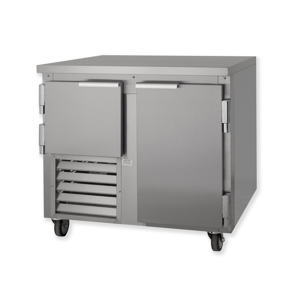 Leader LB36 36" Low Boy Worktop Refrigerator with 1 Full & 1/2 Door