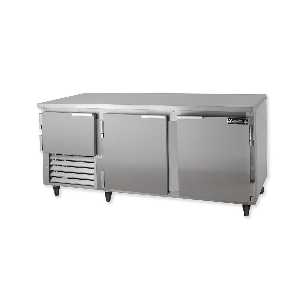 Leader LM72 72" Mega Top Bain Marie / Sandwich & Salad Refrigerated Prep Table wi
