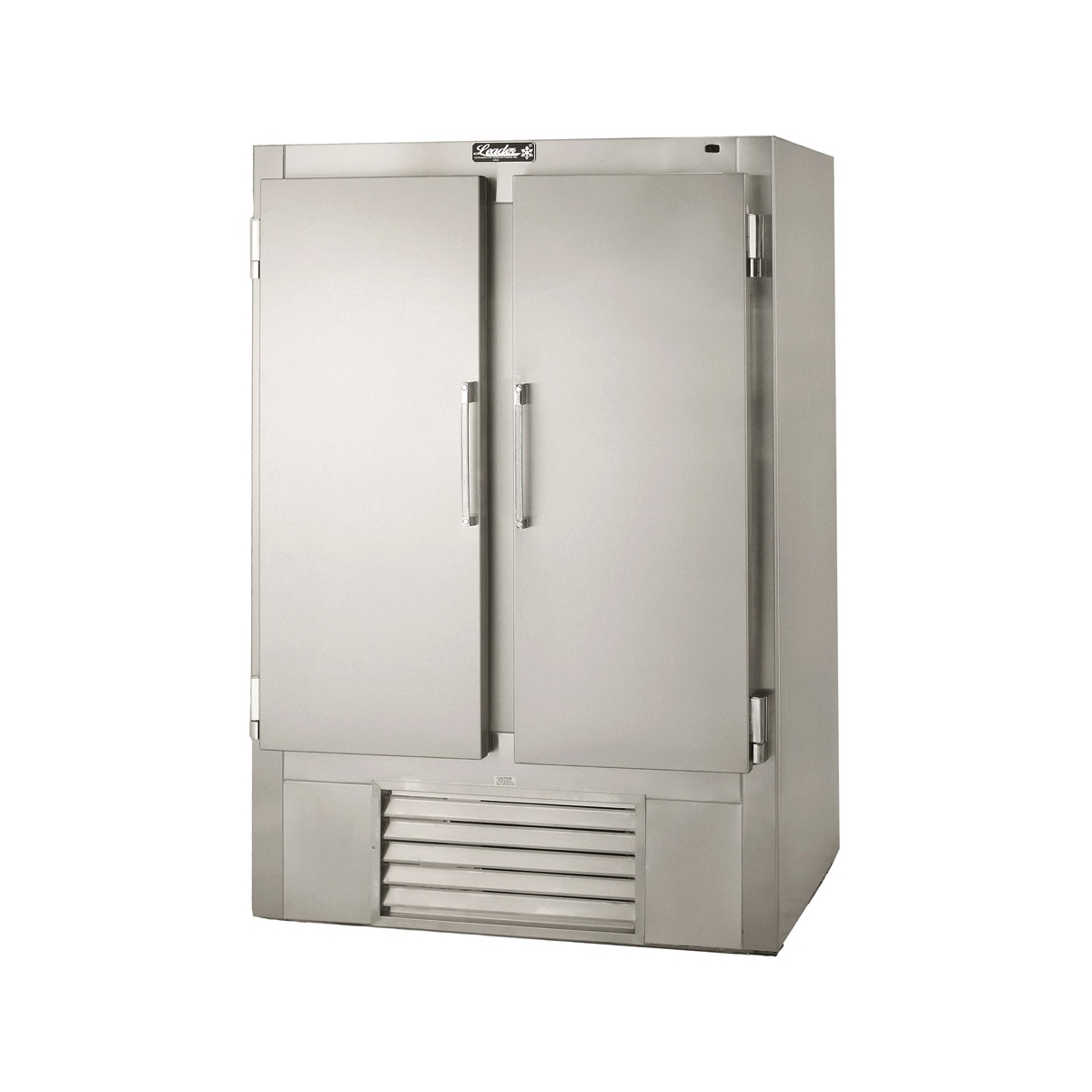 Leader ESLR48 48" 2 Solid Door Stainless Steel Reach-In Refrigerator