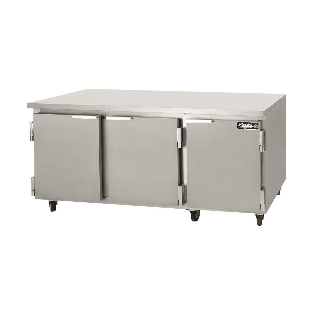 Leader ESLB72 72" Low Boy Worktop Refrigerator with 3 Full Door